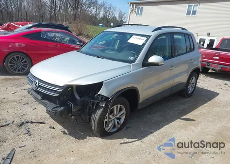 2015 Volkswagen Tiguan S z USA, uszkodzony, nr VIN WVGAV7AXXFW564640